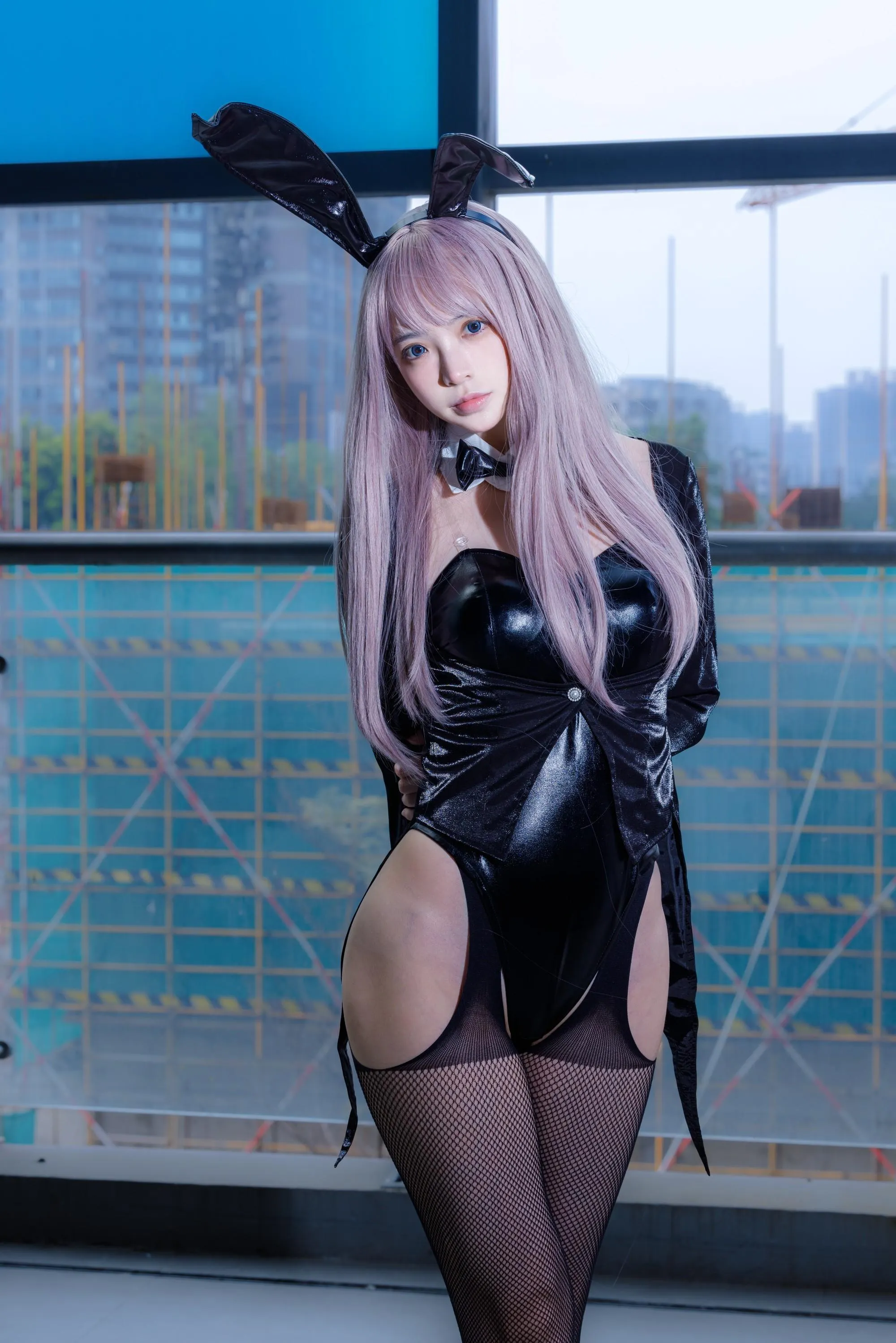 疯猫ss – NO.127 紫发礼服兔 [42P]插图2